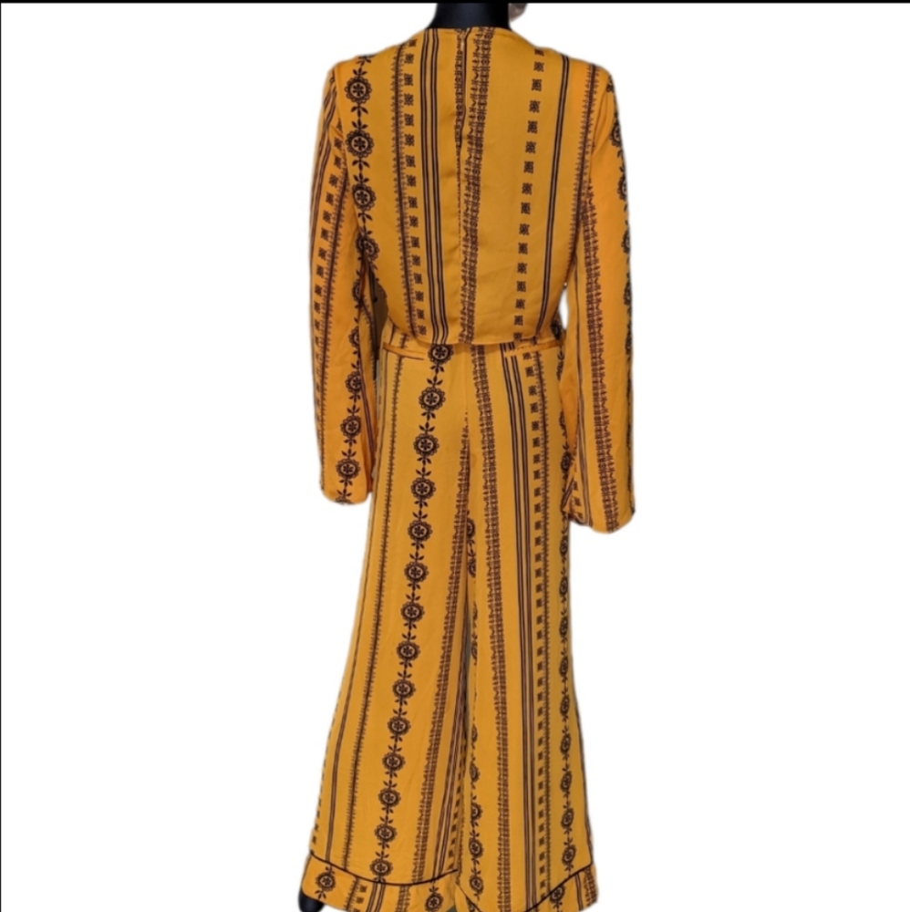 HOUSE OF HARLOW 1960 X REVOLVE 2 SET Joni Pants & Jane Blouse Inca Tribal Print - Picture 4 of 15